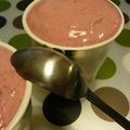 Mousse de framboise au lait concentré