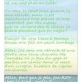 Message dans une embouteillage (par joye)