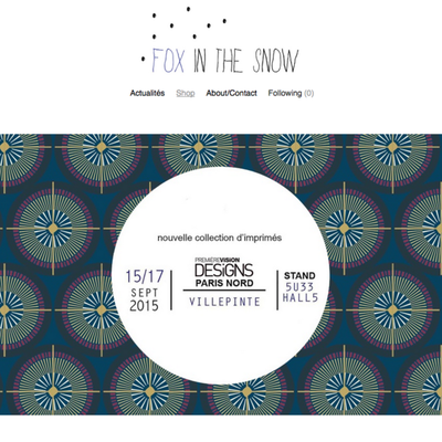 Fox in the Snow a enfin un site!!