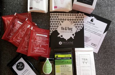 Test de thé #77 bis : la box Envouthé de Janvier 2016 " Ying et Yang", les photos !