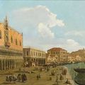 Follower of Antonio Canaletto (1697-1768), A view of the Riva degli Schiavoni with the Palazzo Ducale di Venezia 