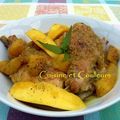 Sauté de lapin au curry et à la mangue ( recette du Mali )