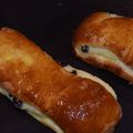 BRIOCHE SUISSE à la crème pâtissière et pépites de chocolat