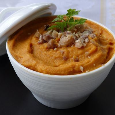 Purée de patate douce à la châtaigne