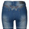 Pantacourt Jeans Femme Tribal Taille Normale - Pantacourt pas cher