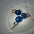 Ensemble bouocles d'oreilles + pendentif 12€