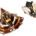 Two gem-set brooches, Gilbert Albert