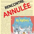 Annulation de la venue de Susie Morgenstern le 24 novembre 