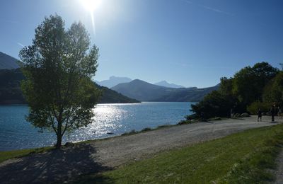 Sortie au lac du Monteynard: Passerelle de l'Ebron