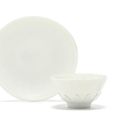 An early Meissen teabowl and saucer, 1713-15