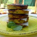 Galettes de courgettes râpées 