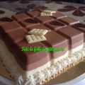 Bavarois au 3 chocolat en tablette