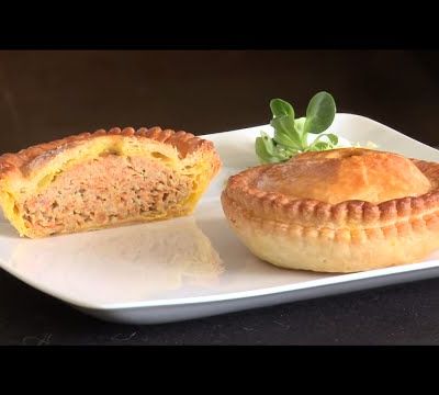 Tourtes à la farce de veau et carottes