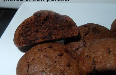 Cookies tout choco au cœur moelleux