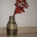 "Déco vase" en tissu africain ou wax : modèle de fête