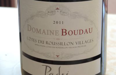 domaine Boudau 2011 côtes du roussillon villages "padri"