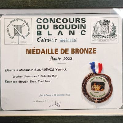Un produit digne d'un repas de Noël, le boudin blanc !