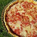 TARTE AU THON A LA TOMATE ET AU COMTE