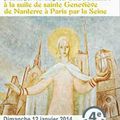 Pèlerinage fluvial diocésain à la suite de Ste Geneviève : dimanche 12 janvier