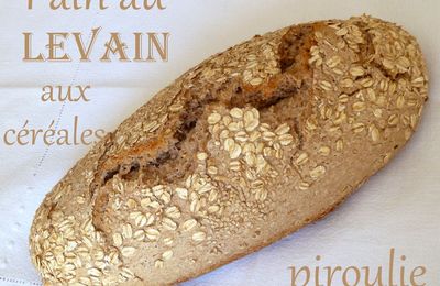 Levain naturel et pain complet au levain aux 4 céréales