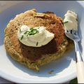 Pancakes vegan aux courgettes