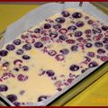 Clafoutis aux framboises et griottes