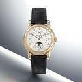 Patek Philippe - A 18k pink gold perpetual calendar minute repeating tourbillon chronometer wristwatch Ref. 5016R, c. 1994