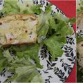 Cake léger aux poireaux et fromage de chèvre