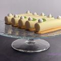 Cylindres au citron et aux noisettes