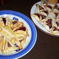 Hamantaschen-ou BISCUITS garniture groseille et nutella