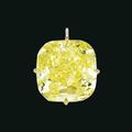 An important coloured diamond pendant 