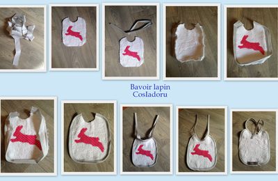 Bavoirs "Lapins" pour bébé