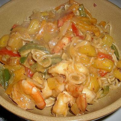 Nouilles à la mangue 