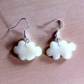 Boucles d'oreilles nuages,