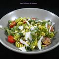 Salade de pâtes au pesto maison ou pas