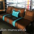 Salon marocain | Canapé moderne marron 2014