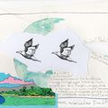 … un BOUT DE Mail art (mls) l'île Saint-Paul inhabitée et perdue dans l'océan indien …