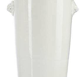 A Dehua porcelain vase with lion mask handles, China, Kangxi period
