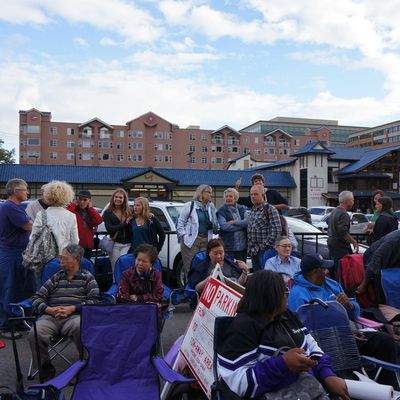 Défilé des policiers.