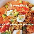 Taboulé de quinoa aux pamplemousses roses