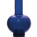 A blue glass bottle vase, Qing dynasty, 18th century