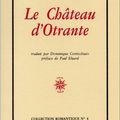 Le Château d'Otrante ; Horace Walpole