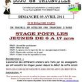 Stage départemental (57) pour les jeunes de 6 à 17 ans, animé par des cadres enfants de Moselle