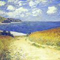 Monet à Pourville-sur-mer, été 1882
