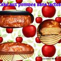 Cake aux pommes sans lactose