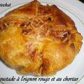 Croustade d'oignons rouges et chorizo