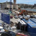 Parcours sur le site Euromed en chantier
