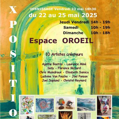 EXPOSITION DU COLLECTIF ARTS PLURIELS 26 A CHABEUIL 