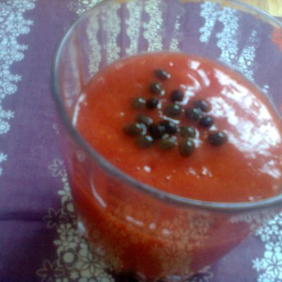 Jus exotique a la papaye