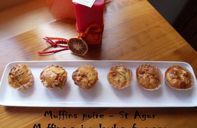 MUFFINS POIRE & FROMAGE